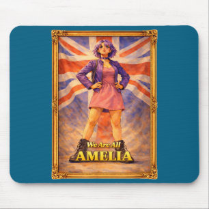 Zijn amelia union jack vintage brits uk engeland muismat
