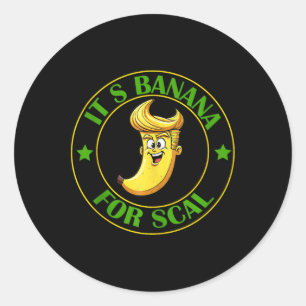 Zijn Bananen (voor Schaal) Sterrenschip Trump voor Ronde Sticker