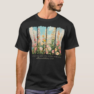 Zijn barmhartigheden zijn elke morgen nieuw Christ T-shirt