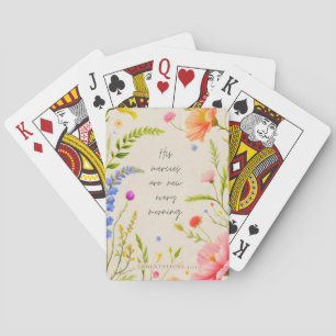 Zijn barmhartigheden zijn elke morgen nieuw Klaagl Pokerkaarten