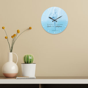 Zijn barmhartigheden zijn elke ochtend nieuw in he grote klok