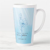 Zijn barmhartigheden zijn elke ochtend nieuw in he latte mok (Rechts)