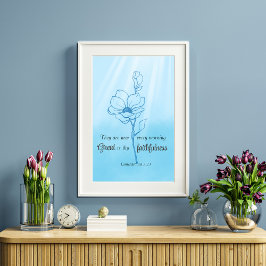 Zijn barmhartigheden zijn elke ochtend nieuw in he poster