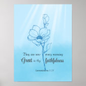 Zijn barmhartigheden zijn elke ochtend nieuw in he poster (Voorkant)