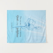 Zijn barmhartigheden zijn elke ochtend nieuw in he wandkleed (Voorkant (horizontaal))