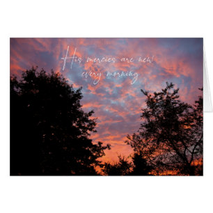 Zijn barmhartigheden zijn elke ochtend nieuw, merk