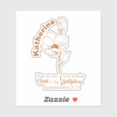 Zijn barmhartigheden zijn nieuw Aangepaste Naam Bi Sticker (Vel)