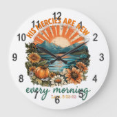 Zijn barmhartigheden zijn nieuw... grote klok (Voorkant)