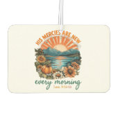 Zijn barmhartigheden zijn nieuw... luchtverfrisser (Achterkant)