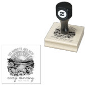 Zijn barmhartigheden zijn nieuw... rubberstempel (Gestempeld)