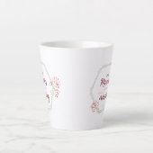 Zijn barmhartigheid is een nieuw Inspirerend gesch Latte Mok (Voorkant)