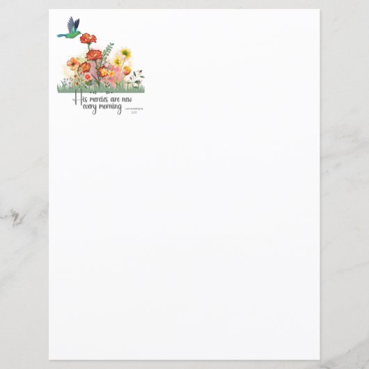 Zijn barmhartigheid is elke dag nieuw (Voorkant)