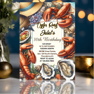 Zijn Beach Seafood parel oester gebraden 30e verja Kaart