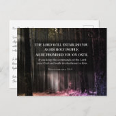 Zijn belofte (Deuteronomie 28:9) Briefkaart (Voorkant / Achterkant)