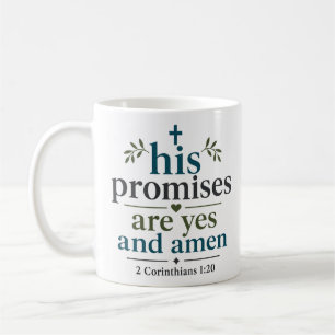 Zijn Beloften Zijn Ja En Amen Christelijke Schrift Koffiemok