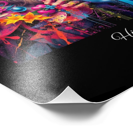 Zijn beschermer, zijn kracht foto afdruk (Hoek)