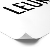 ZIJN BESTRIJDING VAN LEUKEMIE POSTER (Hoek)