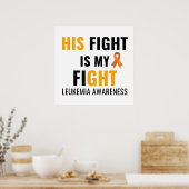 ZIJN BESTRIJDING VAN LEUKEMIE POSTER (Keuken)