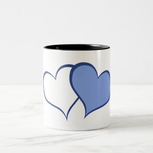 Zijn BETERE HALF hij+HE (1 van 2) Tweekleurige Koffiemok (Center)