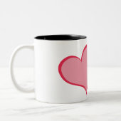 Zijn BETERE HELFT SHE+he (1 van 2) Tweekleurige Koffiemok (Links)