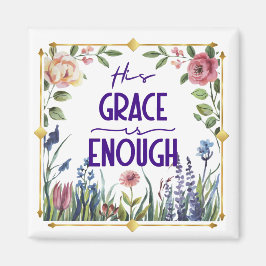 Zijn bloemengenade is genoeg magneet