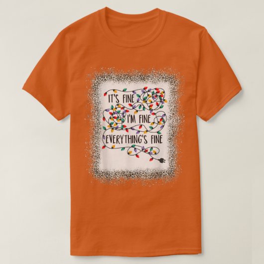 Zijn Boetes Ben Boetes Alles Is Prima Kerst Li T-shirt (Design voorkant)