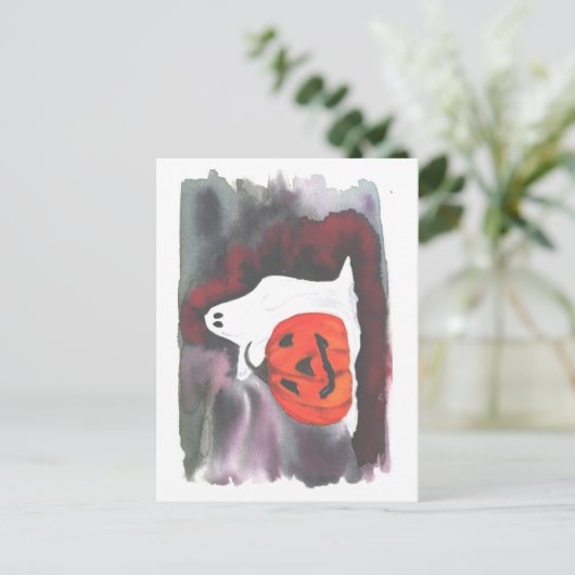 Zijn bokseizoen briefkaart (Staand voorkant)