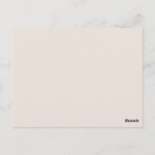  zijn briefkaart (Achterkant)