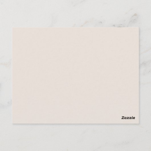  zijn briefkaart (Achterkant)