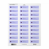 Zijn Bright Materials Adresetiketten Etiket (Full Sheet)
