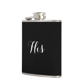 Zijn bruiloft heupfles (Links)