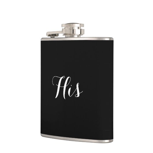 Zijn bruiloft heupfles (Links)