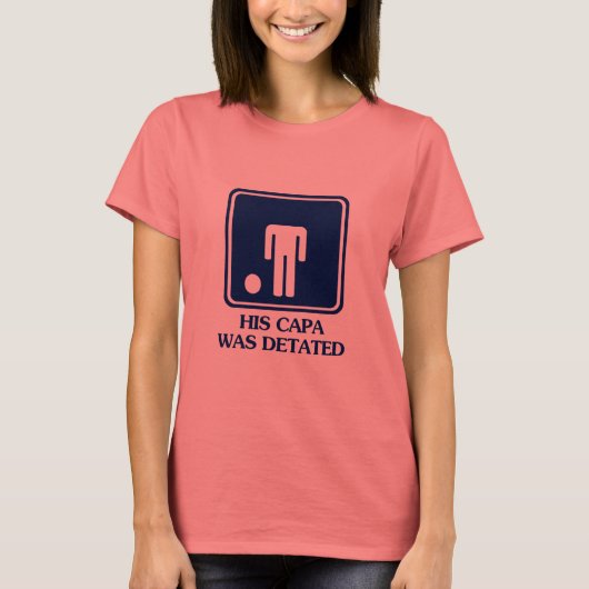 Zijn Capa werd opgesloten T-shirt (Voorkant)