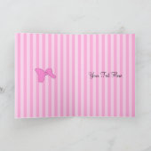 Zijn Congrats een Personaliseerbare Meisje - Kaart (Binnen)