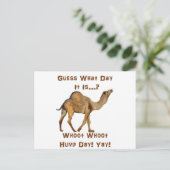 Zijn Dag van de Bult Briefkaart (Staand voorkant)