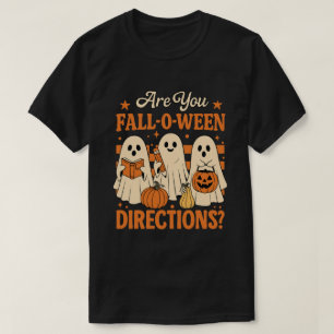 Zijn dit Fall-O-Ween-richtingen?” Leuk herfstthema T-shirt