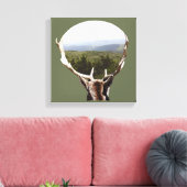 Zijn domein canvas afdruk (Insitu (Woonkamer))