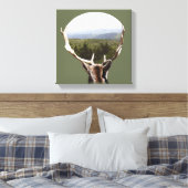 Zijn domein canvas afdruk (Insitu (Slaapkamer))