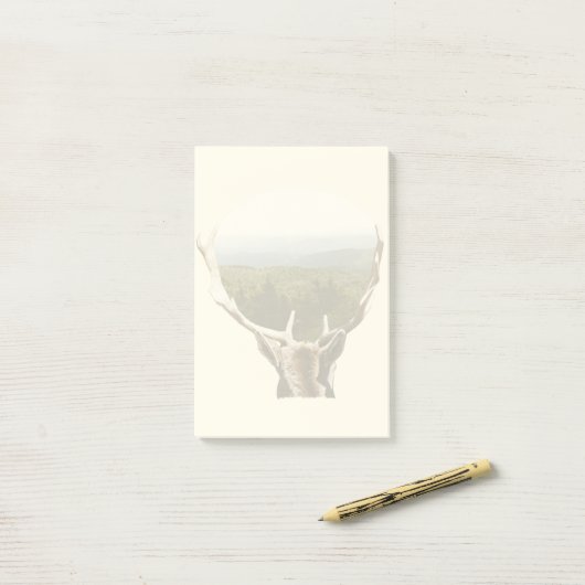 Zijn domein post-it® notes (Op bureau)
