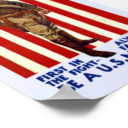 zijn een Amerikaanse marinier Poster (Hoek)