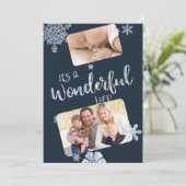 Zijn een Prachtige Kaart van de Foto van Kerstmis (Staand voorkant)