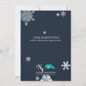 Zijn een Prachtige Kaart van de Foto van Kerstmis (Achterkant)