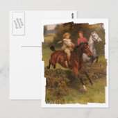 Zijn eerste hek briefkaart (Voorkant / Achterkant)