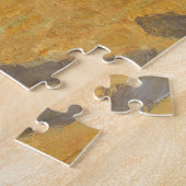 Zijn eerste les 1903 door Frederic Remington Legpuzzel (Zijkant)