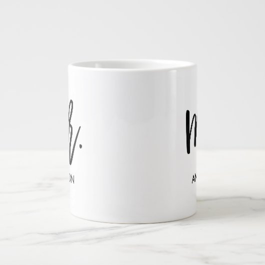 Zijn eigen persoonlijke grote koffiekop (Voorkant)