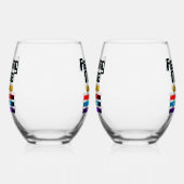 Zijn en haar aangepaste genre leesmodus wijnglas zonder voet (Rechts)