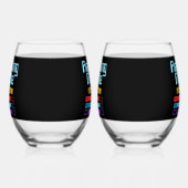 Zijn en haar aangepaste genre leesmodus wijnglas zonder voet (Links)