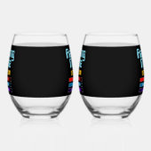 Zijn en haar aangepaste genre leesmodus wijnglas zonder voet (Rechts)