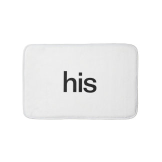 Zijn en haar badmatten