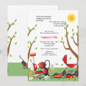 Zijn en haar bruiloft douche kaart (Voorkant / Achterkant)